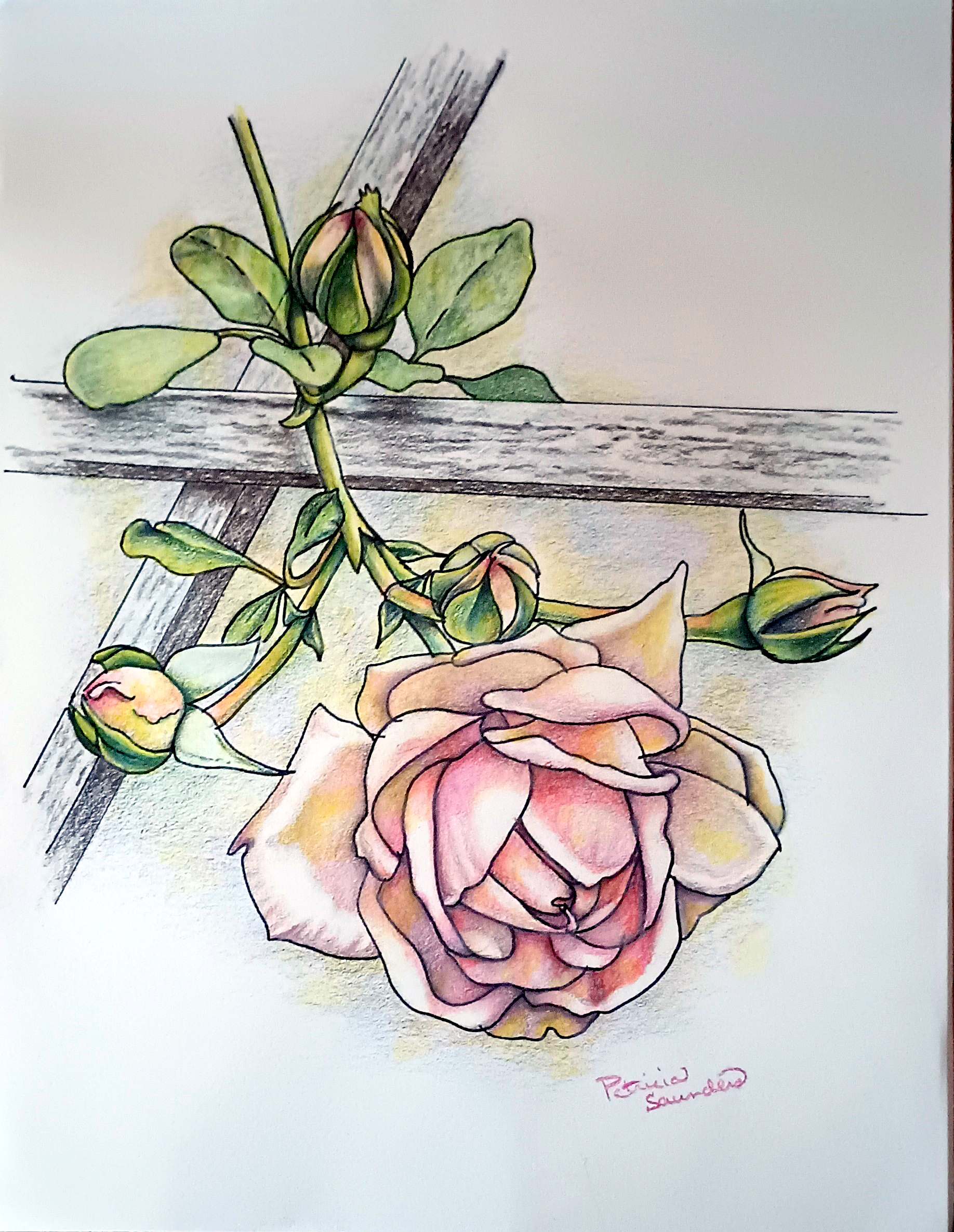 Rose Covered Cross